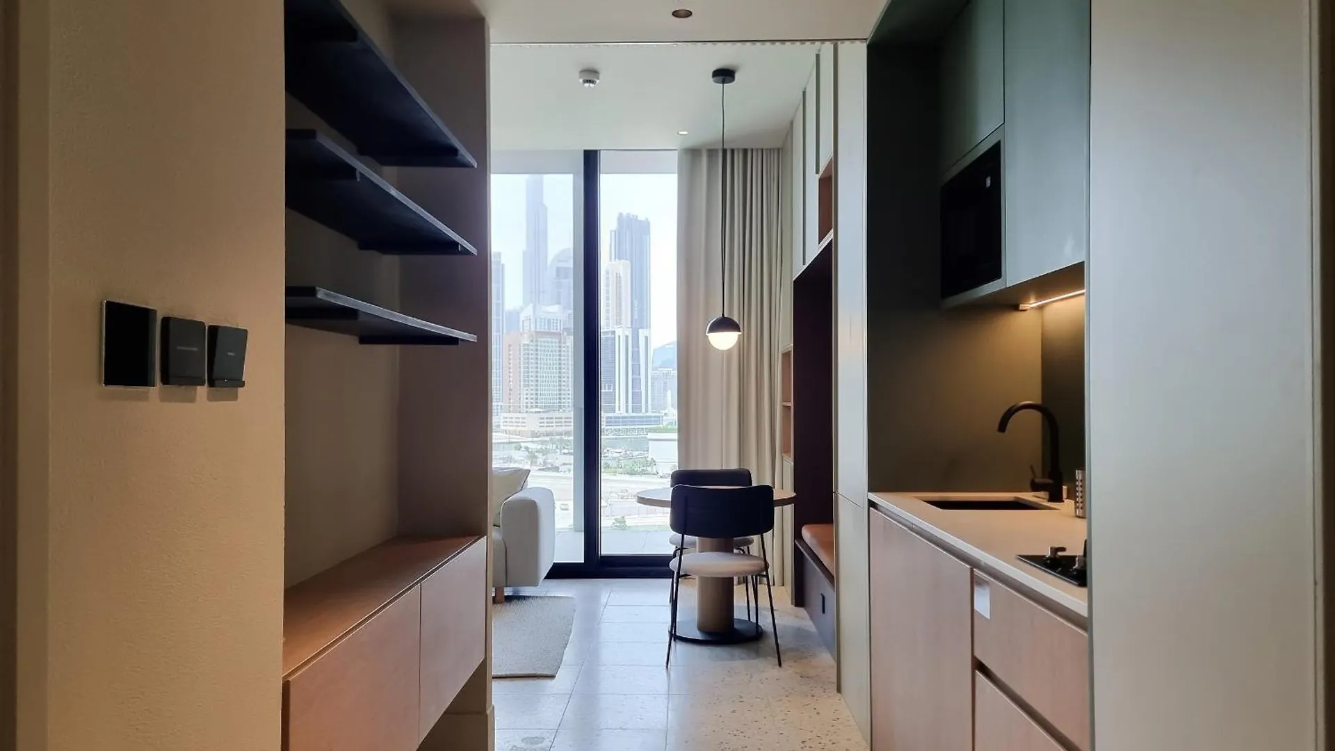 Alh Vacay - Studio With Balcony And Burj View In Upside Dubai